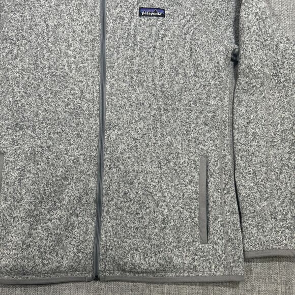 Patagonia Womens Better Sweater Size M Century Gray Fleece Full Zip Jacket 25542 - Picture 7 of 16